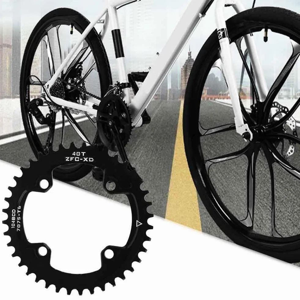 Broco BCD 104 mm 40 T wąski szeroki łańcuszek pierścień do SHIMANO zestaw korbowy AM/XC rower
