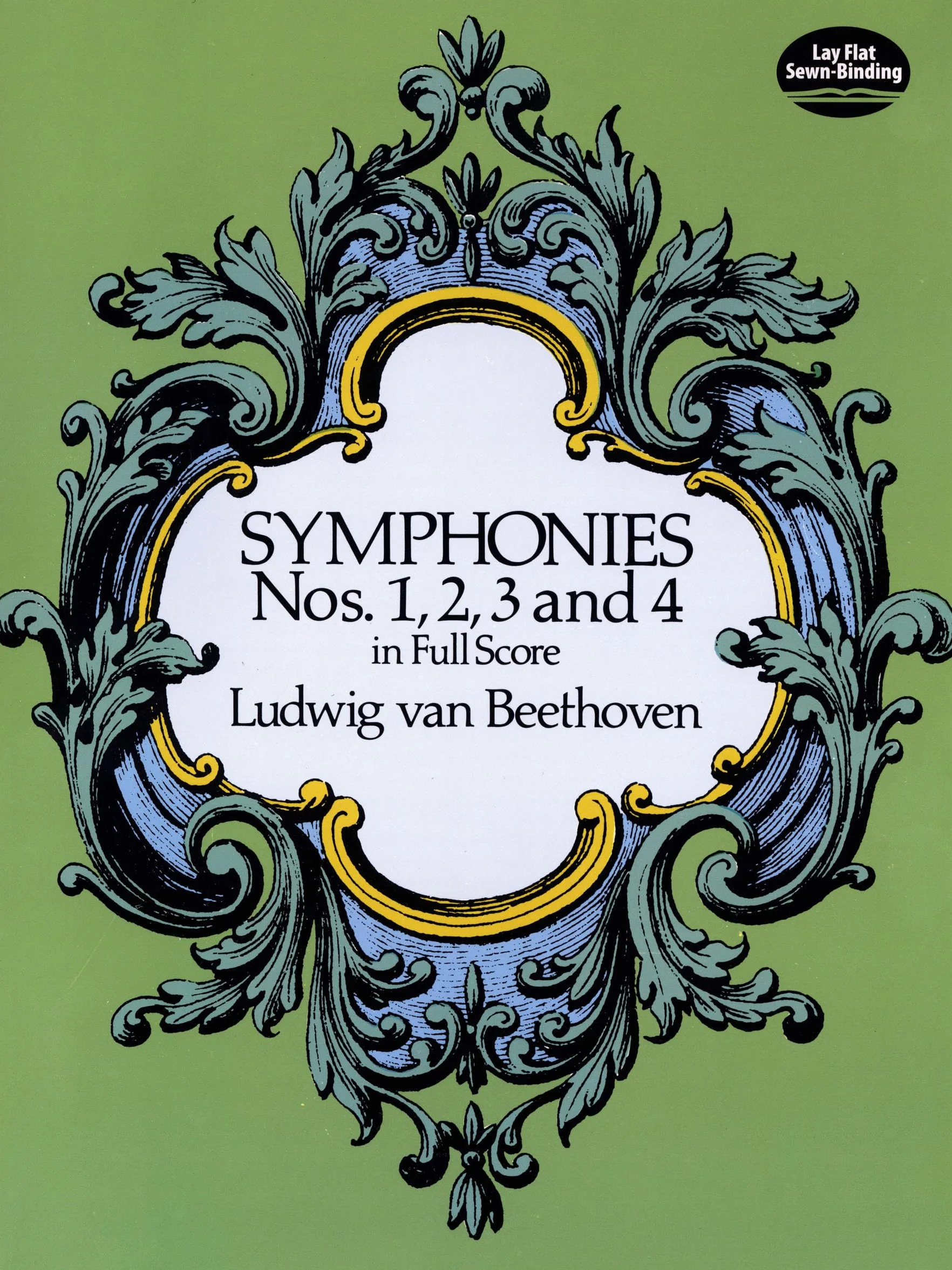 Ludwig van beethoven : symphonies nos. 1, 2, 3 and 4 - orchestre - partition