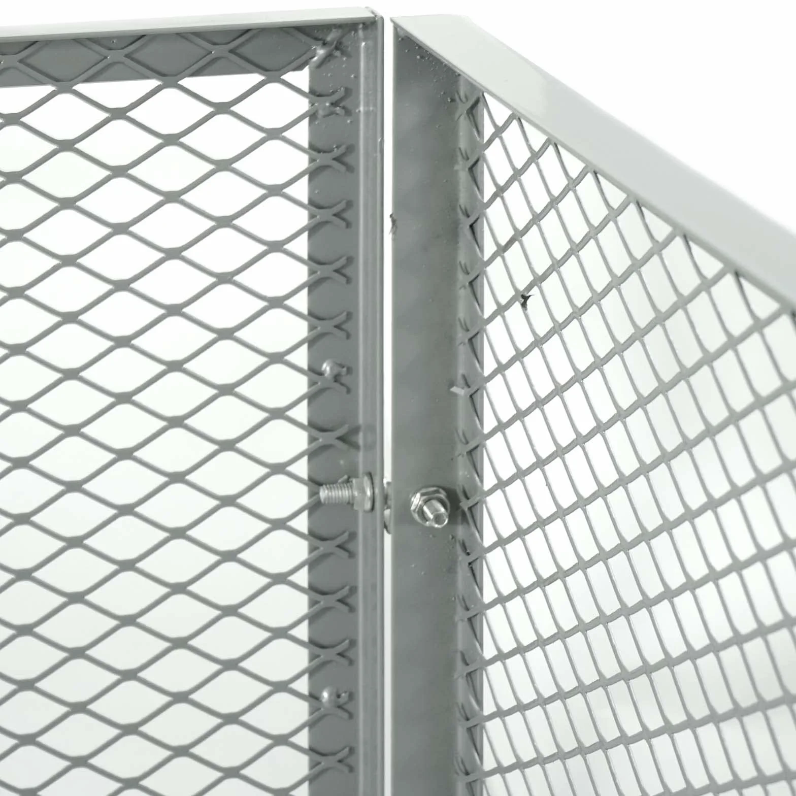 Wiltec Kompostownik 800 l z siatki metalowej, trwały kompostownik ogrodowy 100x100x80 cm, ekologiczne przetwarzanie bioodpadów w naturalny nawóz