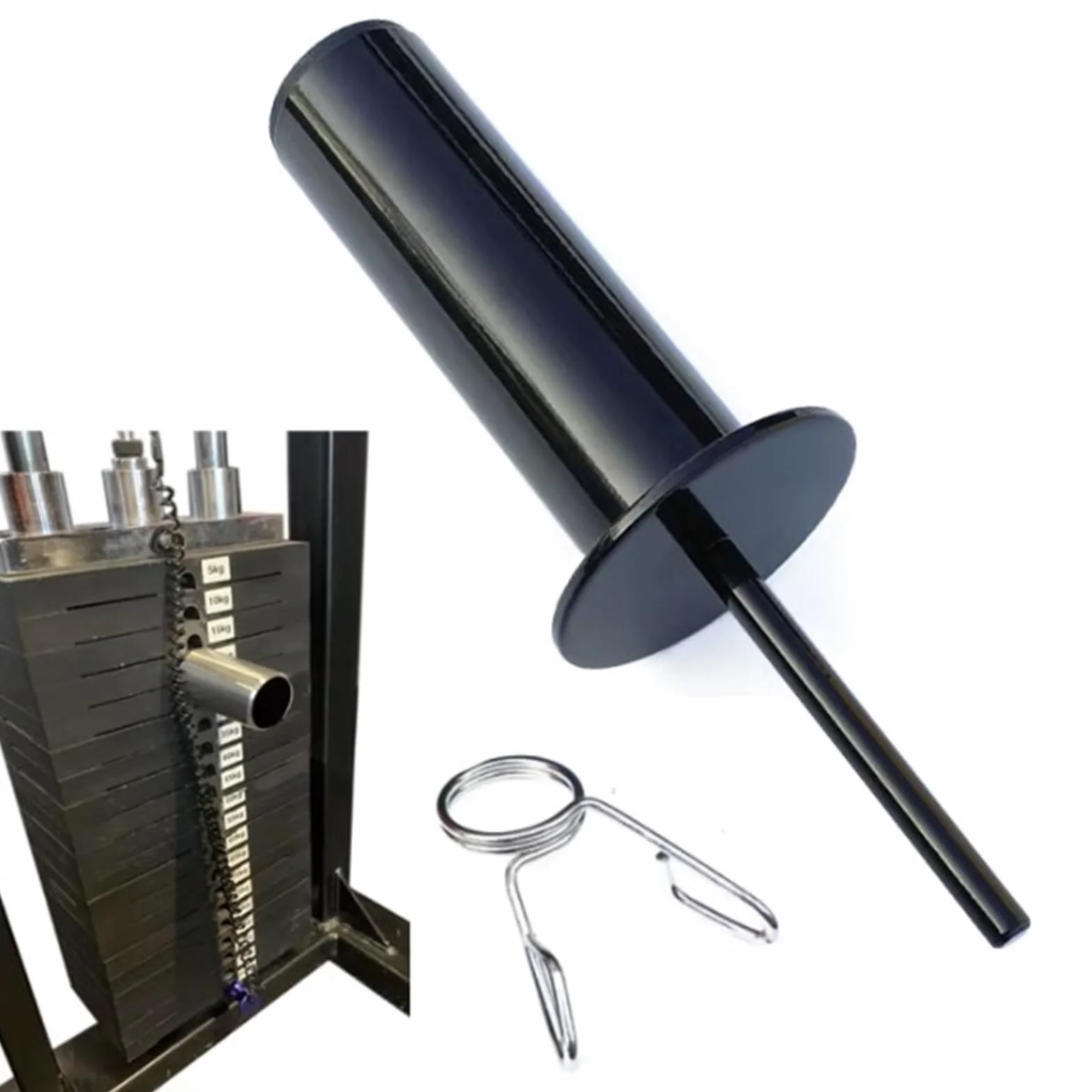 Weight Loading Pin Weight Stack Extender Heavy-Duty Steel 8mm/10mm for Home Gym Strength Training