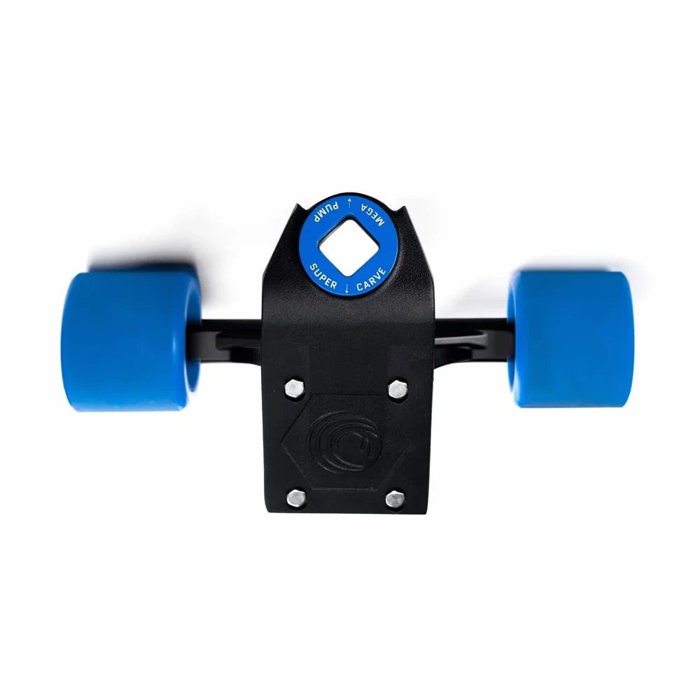 WATERBORNE SKATEBOARDS System FIN - adapter do surfowania i szyny Pakiet wysokiej wydajności - Ciężarówki Surfskate pasują do dowolnej deskorolki - Dostosuj opatentowane płetwy dla 3 trybów jazdy surfingowej - Carving Truck do surfowania