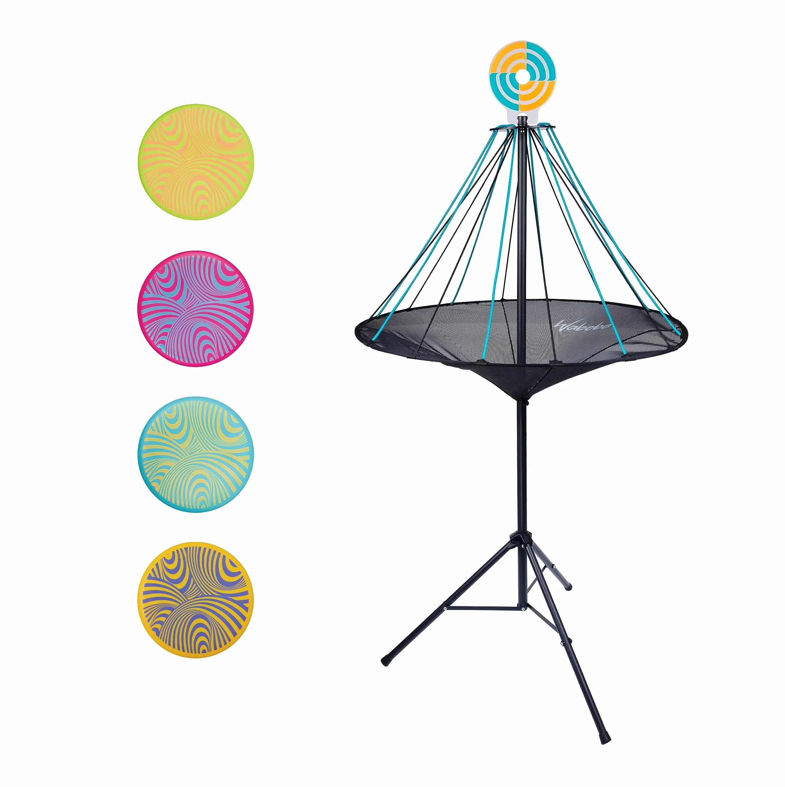 Waboba Unisex's Hitman Flying Disc Target, czarny, jeden rozmiar
