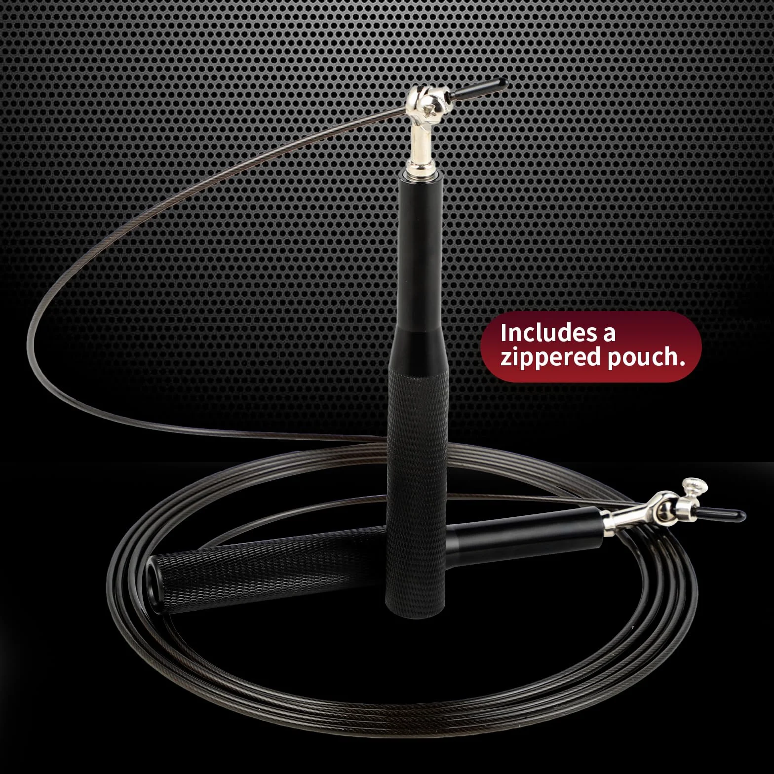 Skakanka z aluminiową rączką i diamentowym wzorem - 3M skakanie na skakance dla dorosłych, kobiet, mężczyzn i dzieci - Jump Rope do treningu - Idealna do fitnessu i wytrzymałości
