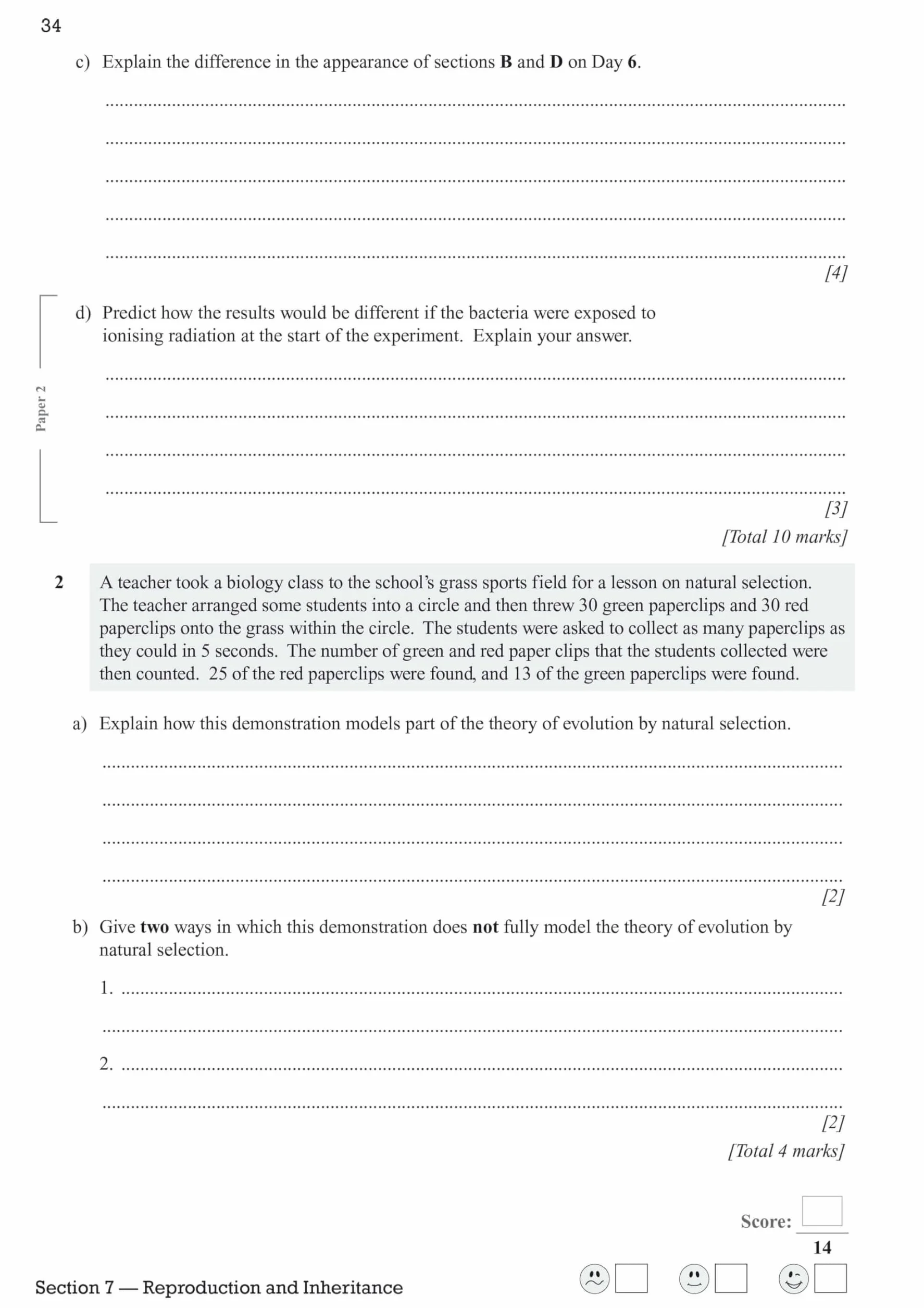 Edexcel International GCSE Biology Grade 8-9 Exam Practice Workbook (with Answers)