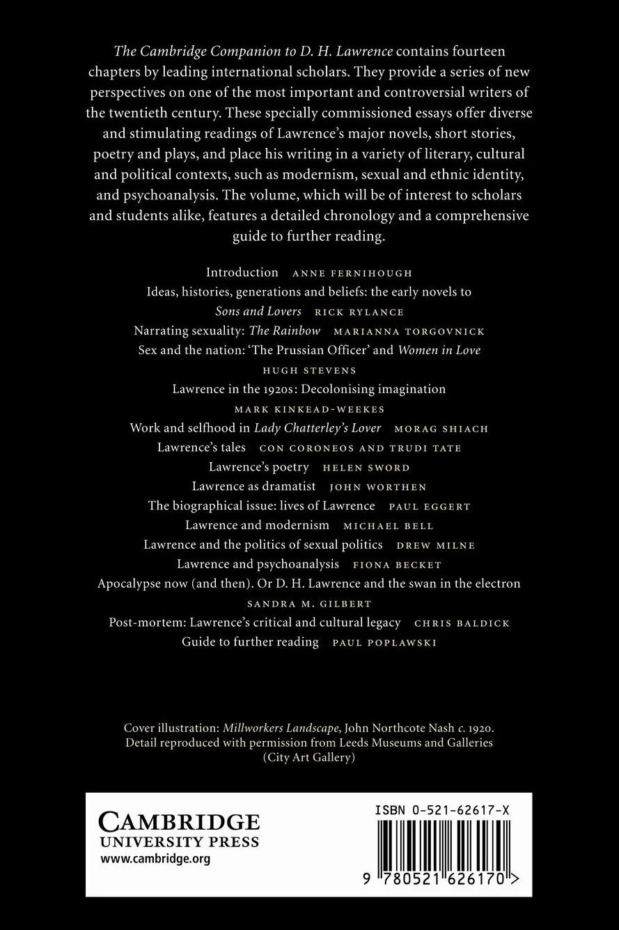 The Cambridge Companion to D. H. Lawrence