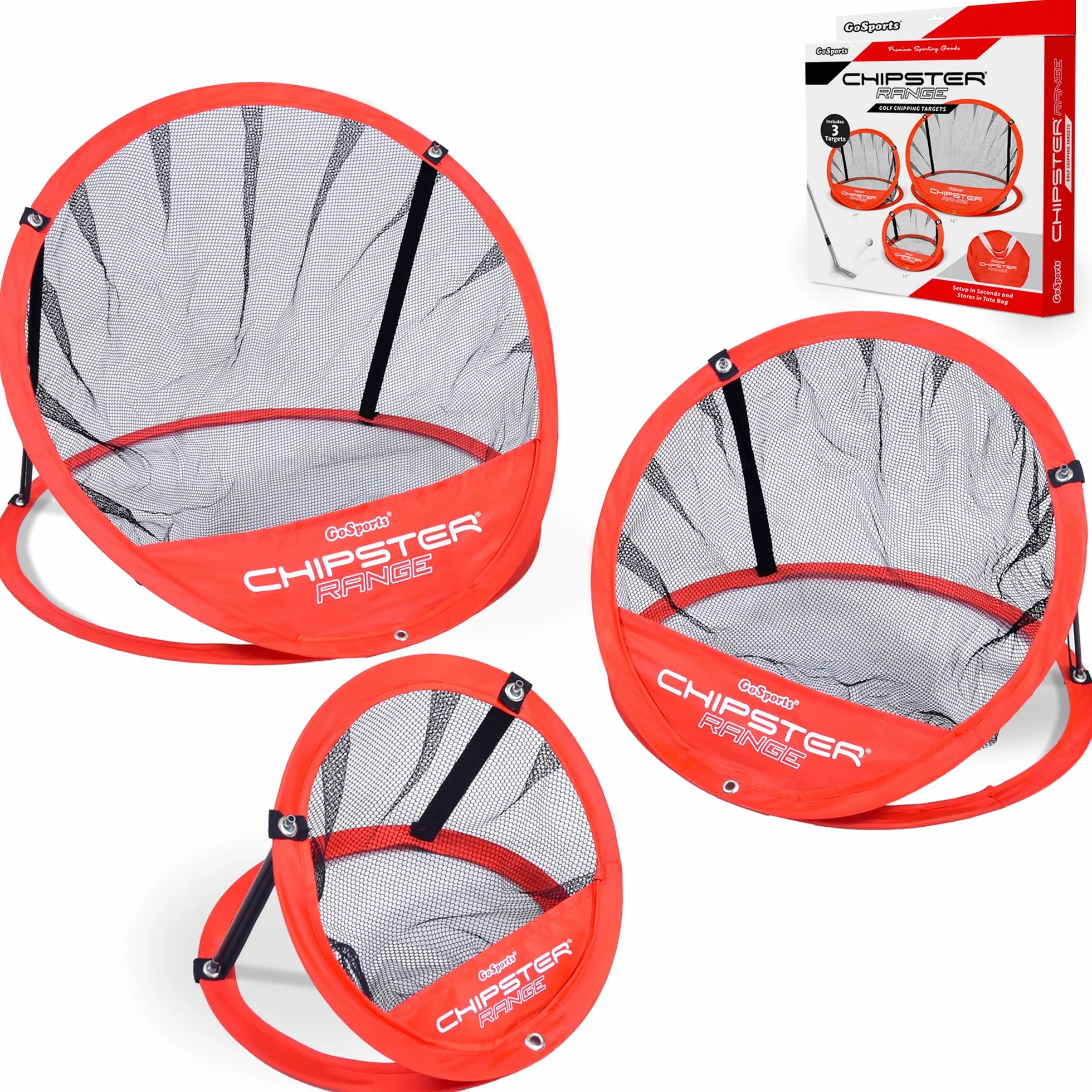 GoSports Chipster Golf Chipping Pop Up Practice Ne