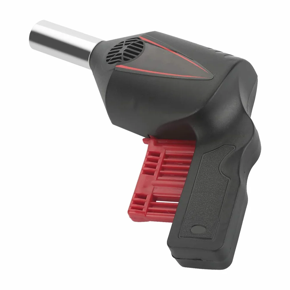 Manual BBQ Fan | Fire Starter for Charcoal Grill & Campfire | Portable Blower for Outdoor Camping/Picnic/Barbecue | No Battery Needed, Stainless Steel