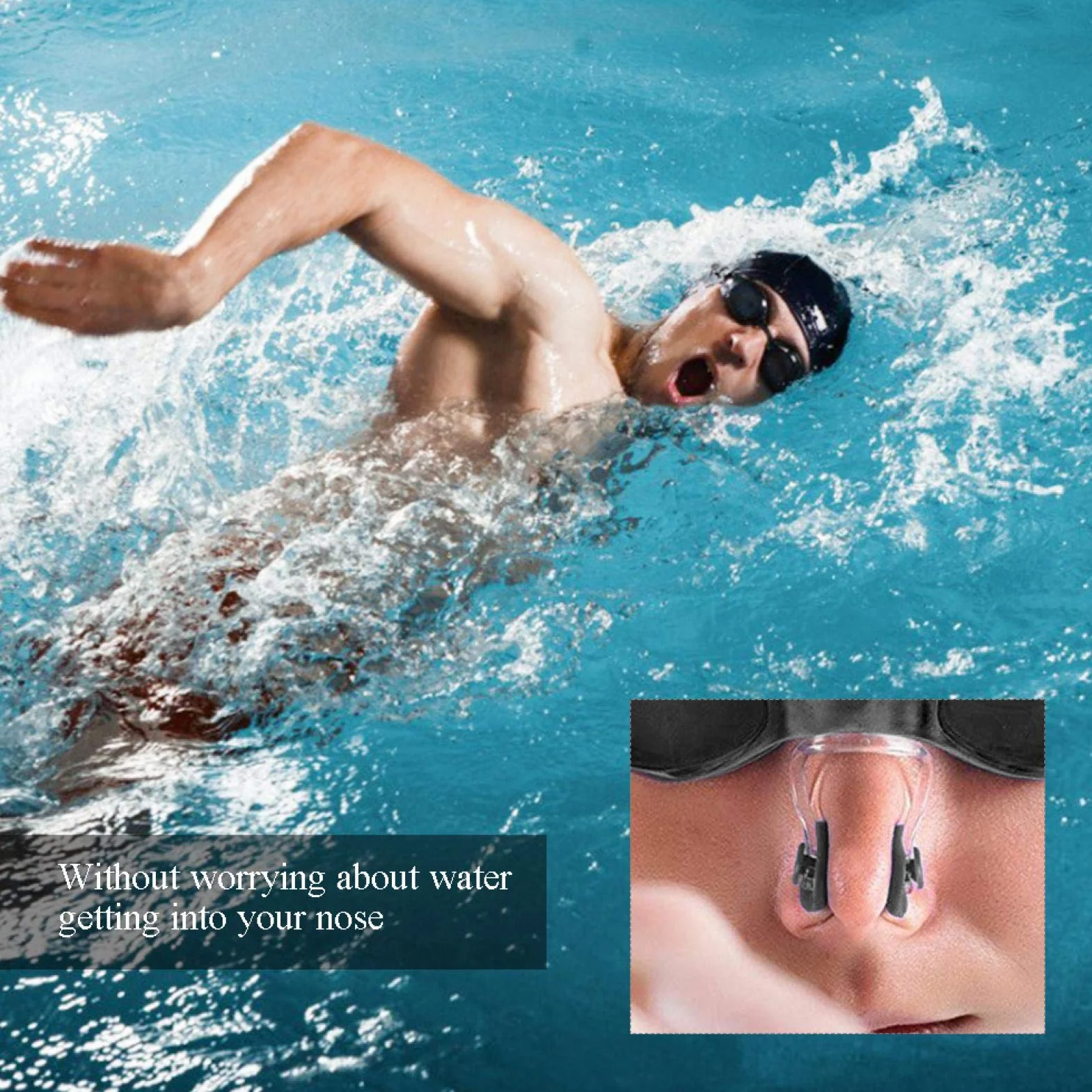 DAUERHAFT 20 szt wodoodporny klips do nosa wygodny tapon nariz natacion do pływania swimming nose plug Pince-nez