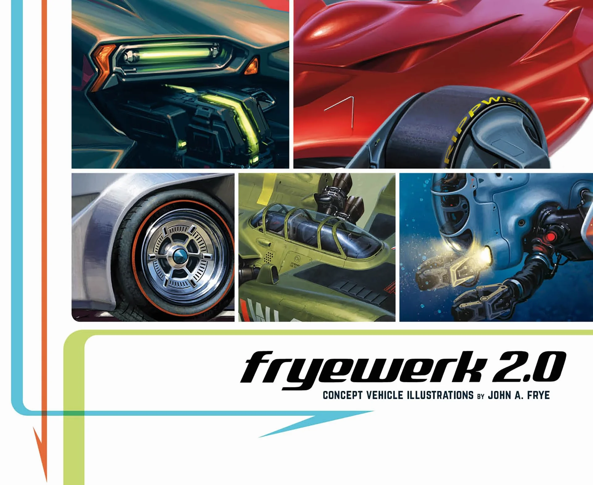 Fryewerk 2.0: Concept Vehicle Illustrations by John A. Frye