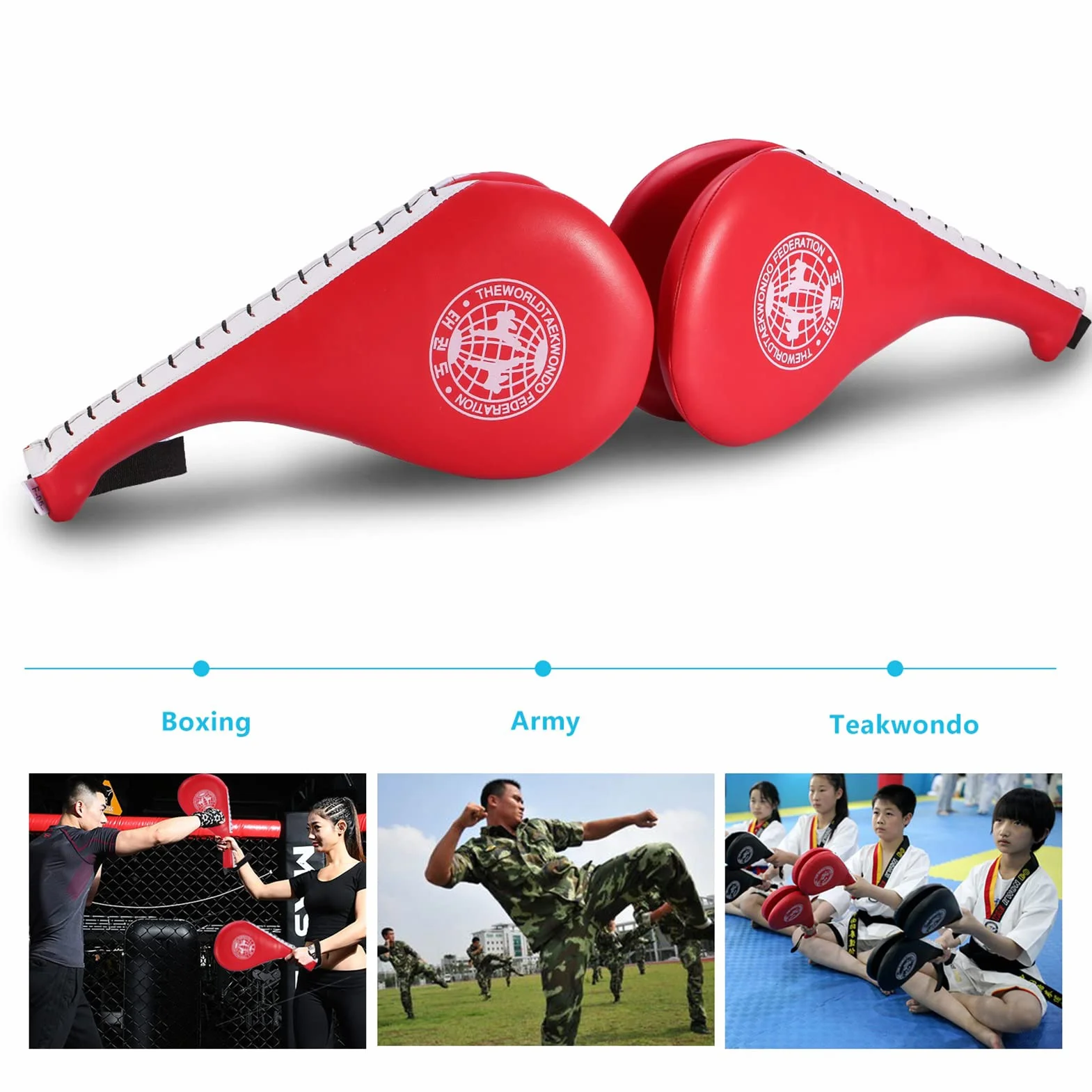 Ochraniacze Do Kopania Taekwondo, Trwałość Pad Do Uderzania Docelowy Sprzęt Do Treningu Sztuk Walki, Pad Do Kopania Target Strike Ochraniacze Bokserskie Tae Kwon Do Karate