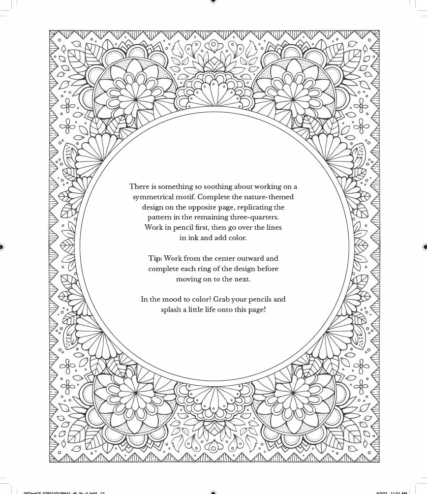 30 Days of Creativity: Draw, Color, and Discover Your Creative Self
