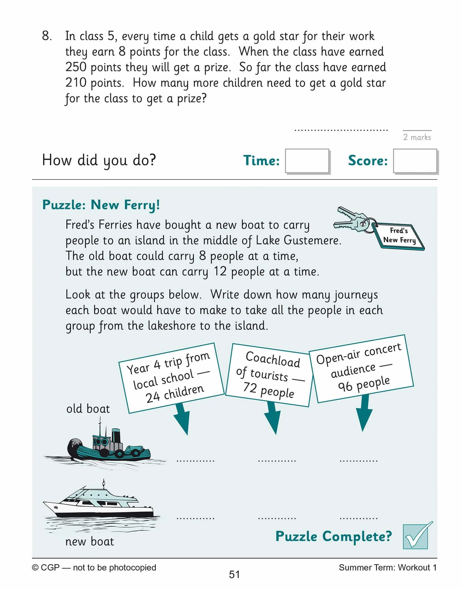 KS2 Year 5 Maths Times Tables 10-Minute Weekly Workouts
