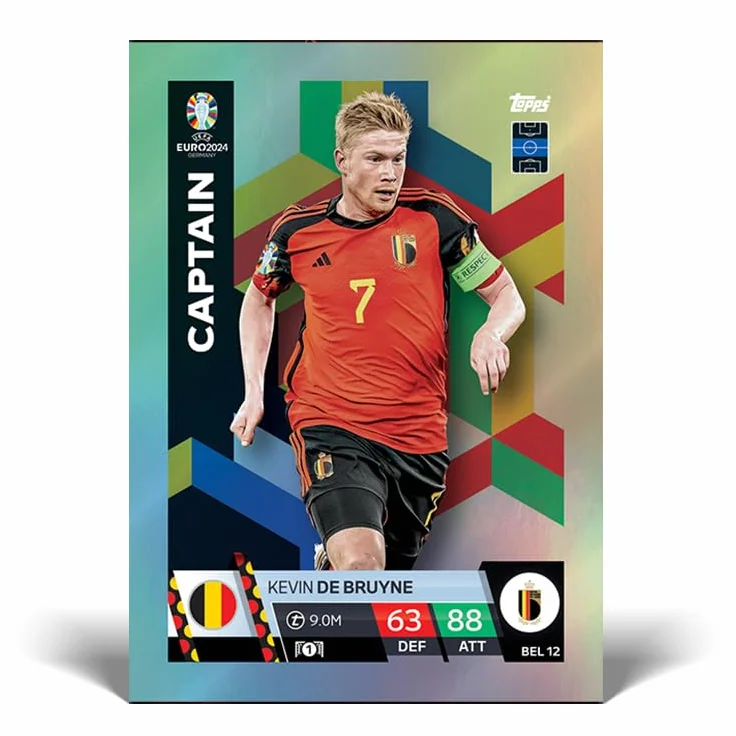 Topps Match Attax Euro 2024 Booster Tin Raw Talent 28 kart 3 ekskluzywne karty