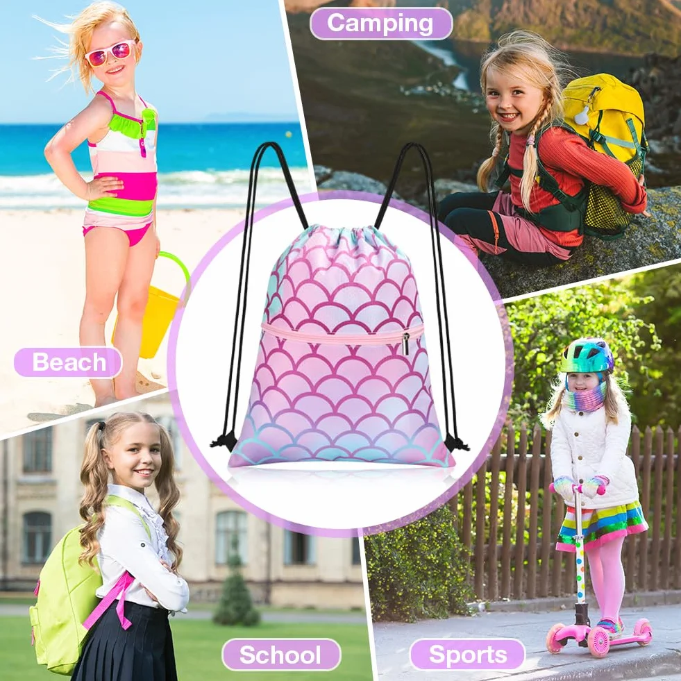 Worek sportowy dla dzieci Rosa 28x22x2cm
