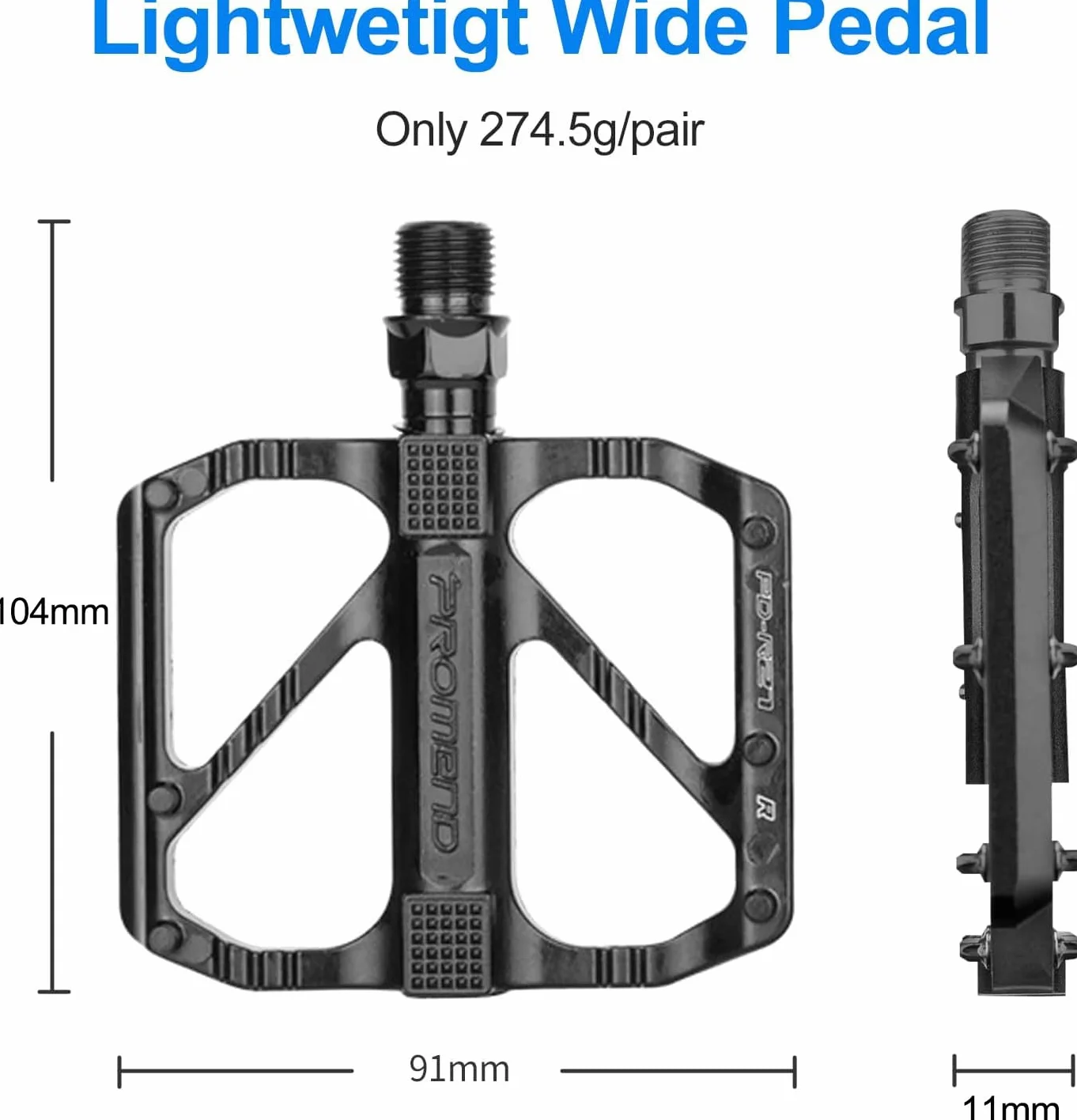 Newaner Pedały rowerowe ze stopu aluminium z uszczelnionym łożyskiem
