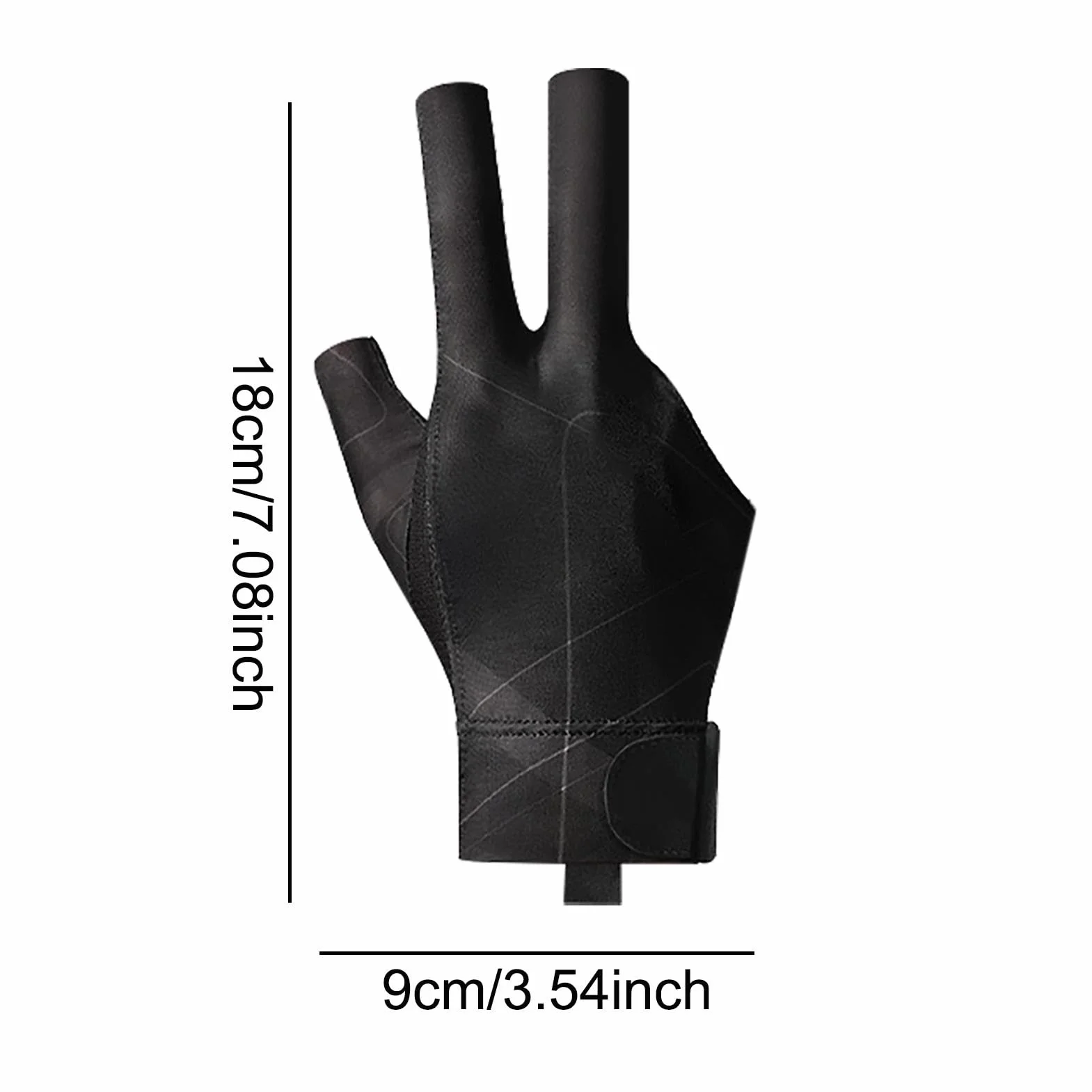 Pool Gloves, 3-Finger Trick Billiards Glove, Breathable Non-Slip Fabric, Stretchable Common Fit, Smooth Cue Control, Perfect for Men,women, Beginners, and Professional Players