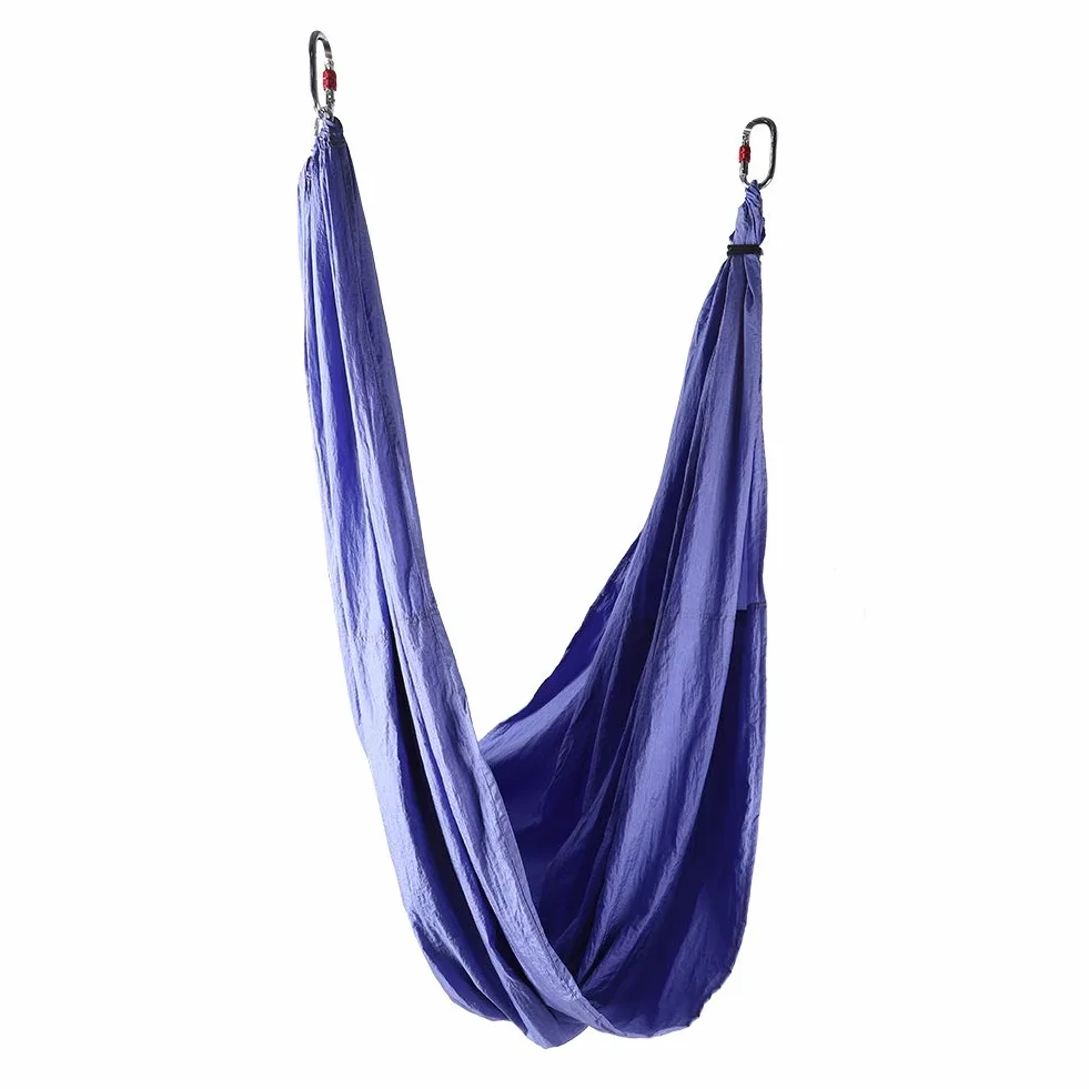 Inversion Swing Sling Yoga Hamak Powietrza Antygrawitacyjny Fitness Elegancki Fiolet
