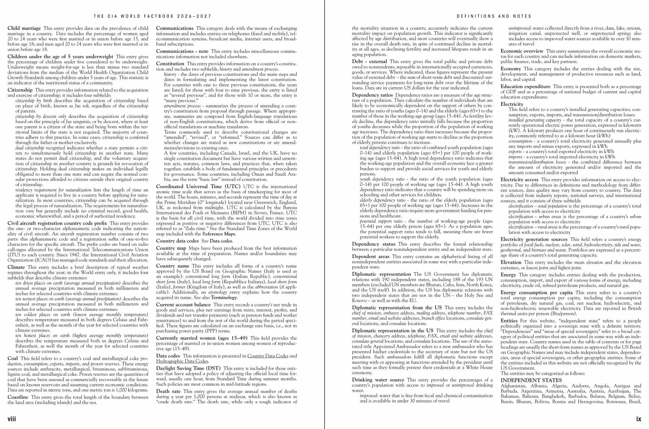 The CIA World Factbook 2026-2027