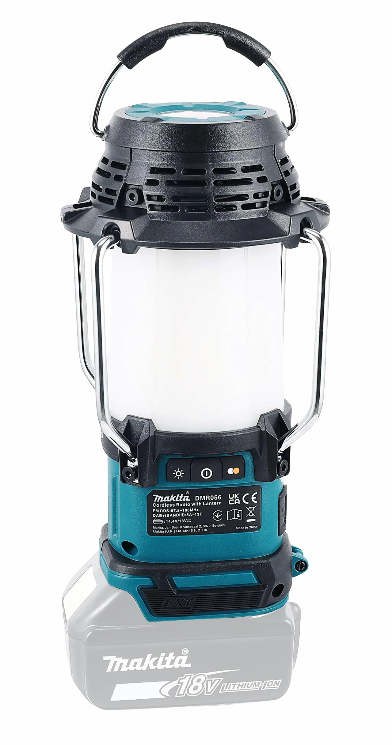 Makita DMR056 14,4 V/18 V litowo-jonowe radio LXT z latarnią