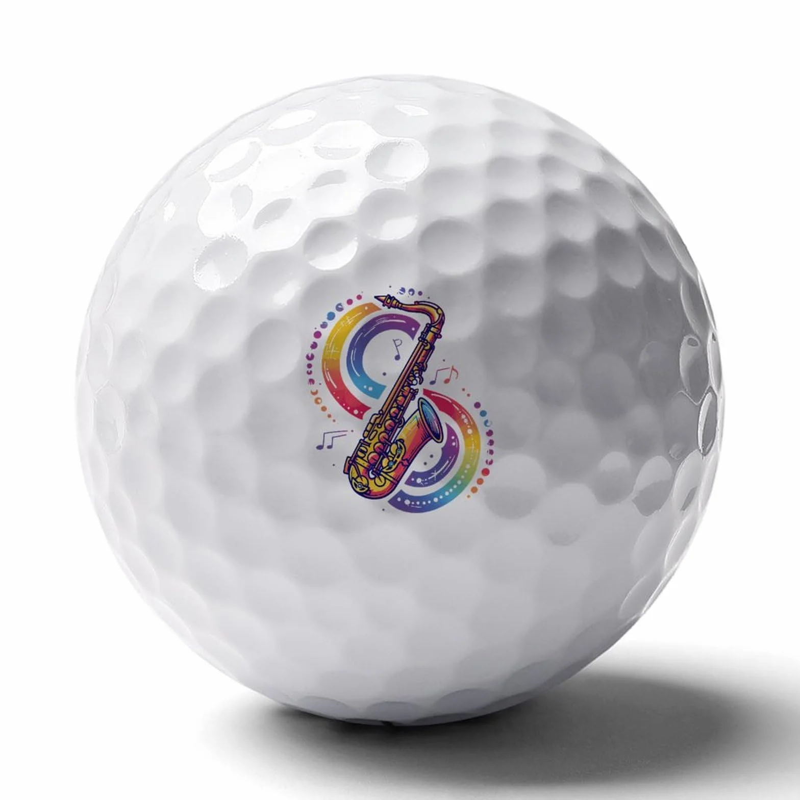 Saksofonista nuty saksofon piłki golfowe prezenty akcesoria do golfa