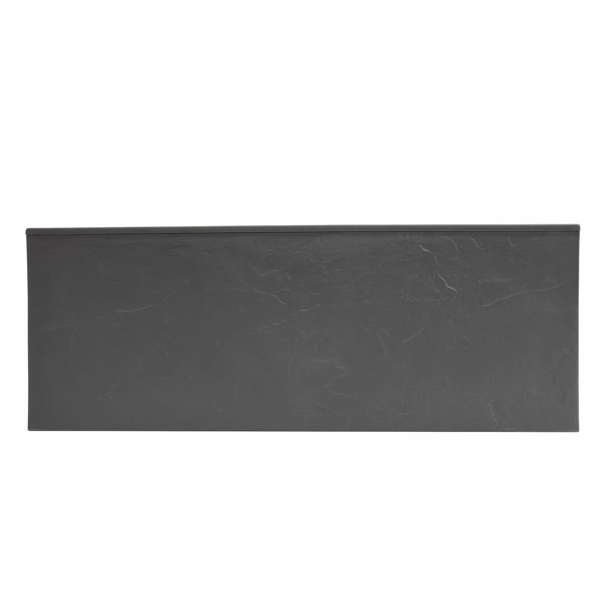 EDA - Volcania'Up skrzynka balkonowa 25 l – wygląd kamienia – jednościenna – strefa zbierania wody – 59 x 19,5 x 22,8 cm – antracytowo-szara