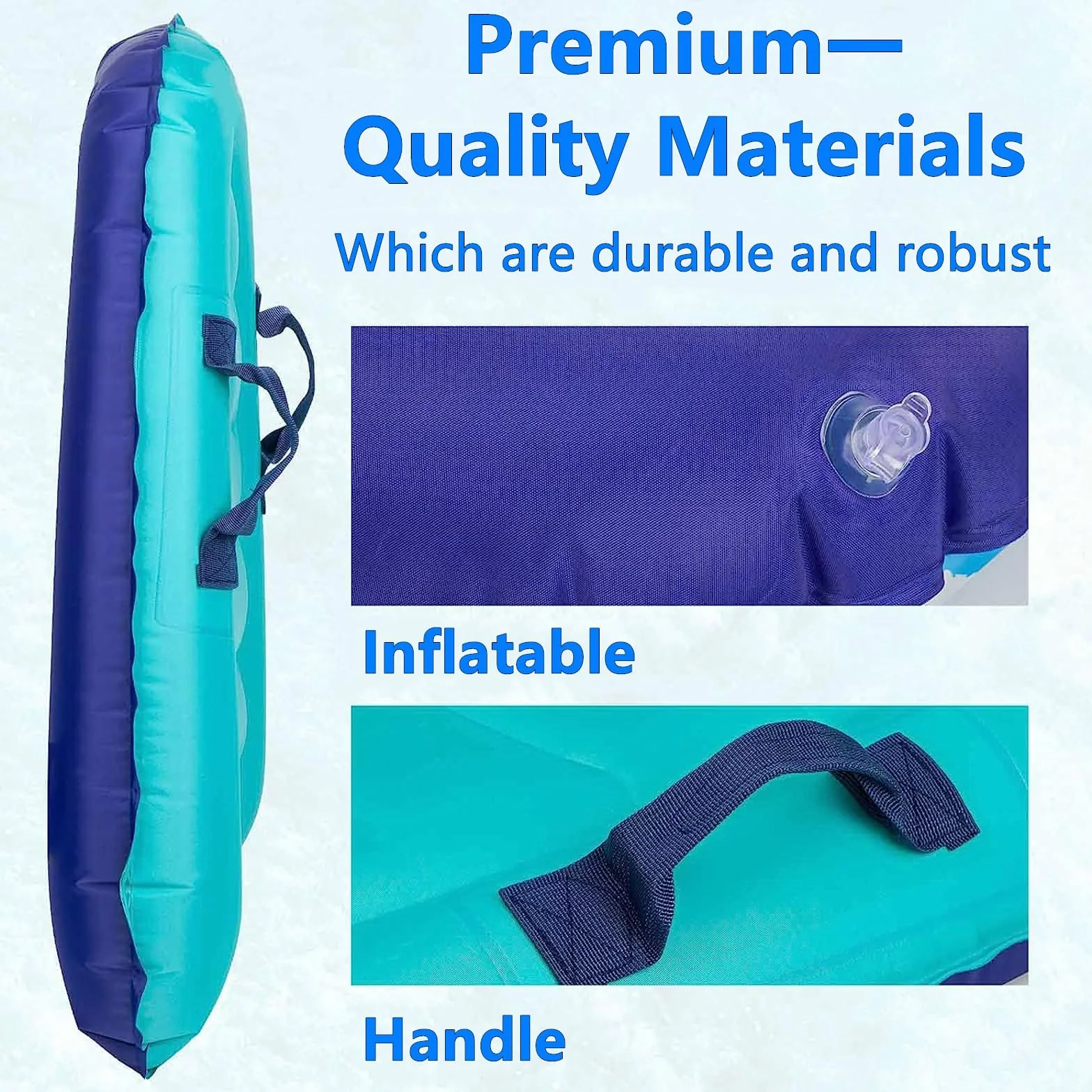 gotyou Nadmuchiwana deska surfingowa bodyboard z uchwytami dla dzieci dorosłych początkujących