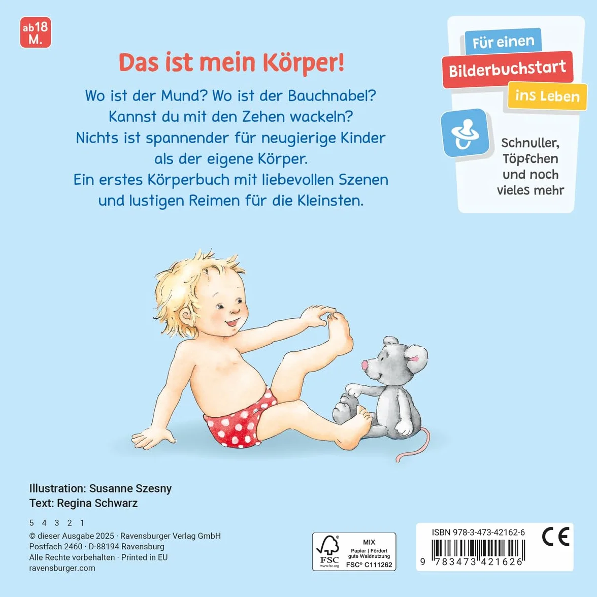 Augen, Bauch und Hände: Mein erstes Körperbuch