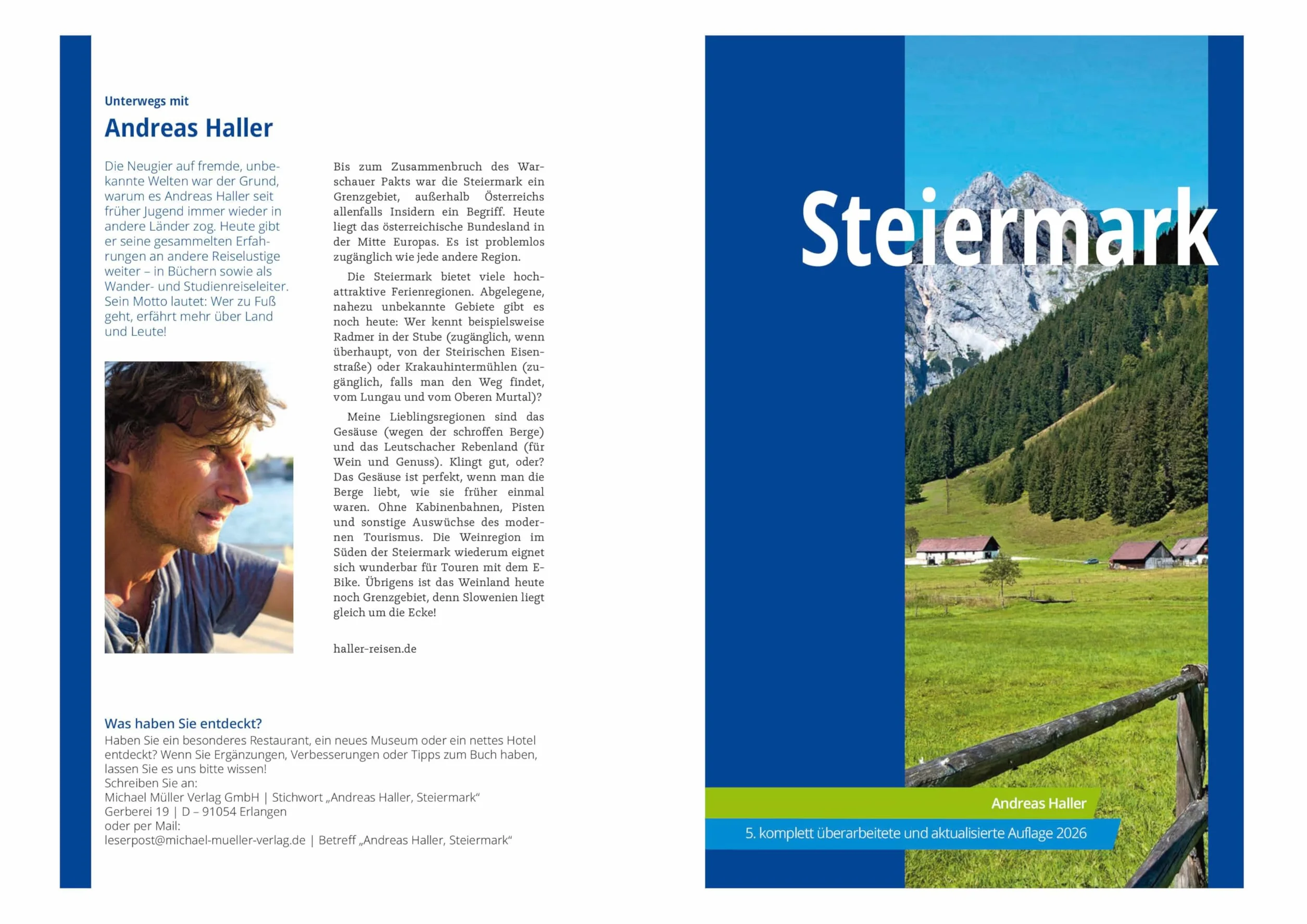MICHAEL MÜLLER Reiseführer Steiermark: 100% authentisch, aktuell und vor Ort recherchiert. Inkl. Faltkarte.