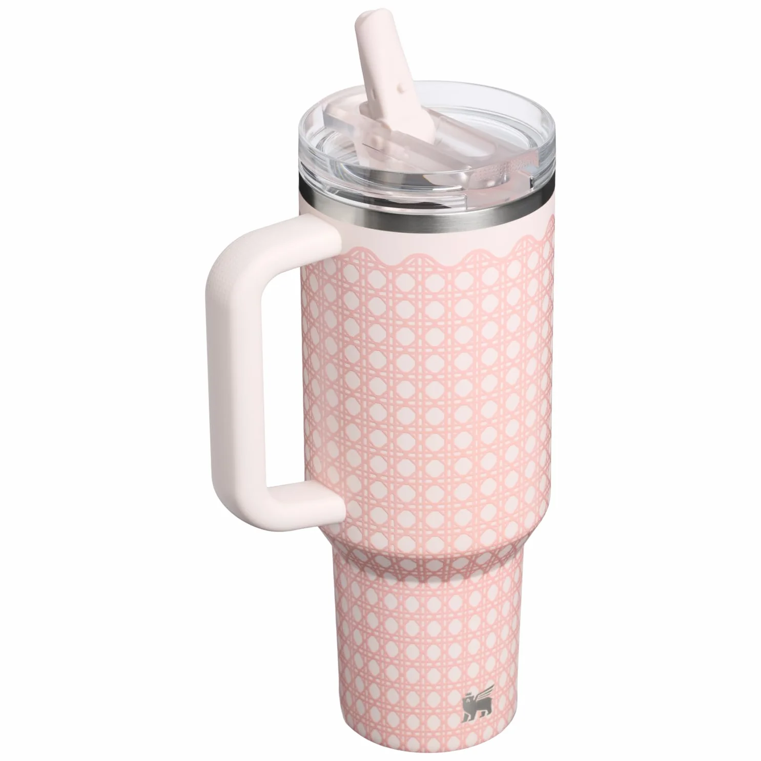 Stanley Quencher ProTour Kubek słomkowy 1200 ml izolowany ze stali nierdzewnej, różowy