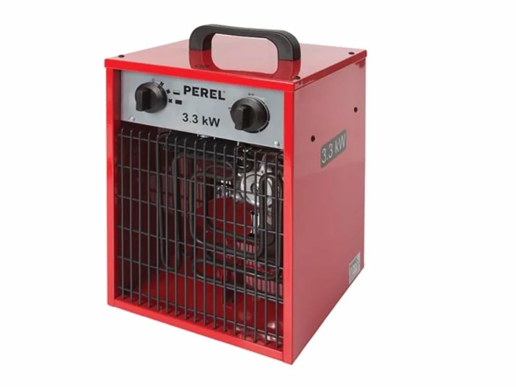 Perel Grzejnik, termowentylator do użytku wewnętrznego, 2 stopnie ogrzewania, 3300 W