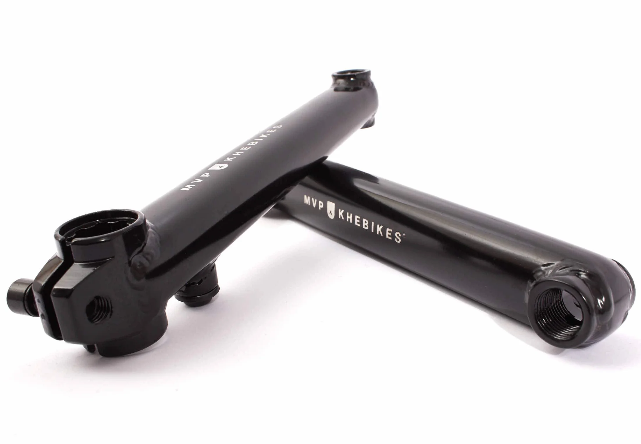 KHEbikes KHE MVP BMX zestaw korby 8T MID BB 4130 CrMo oś 19 mm wraz z adapterem, logo laserowe