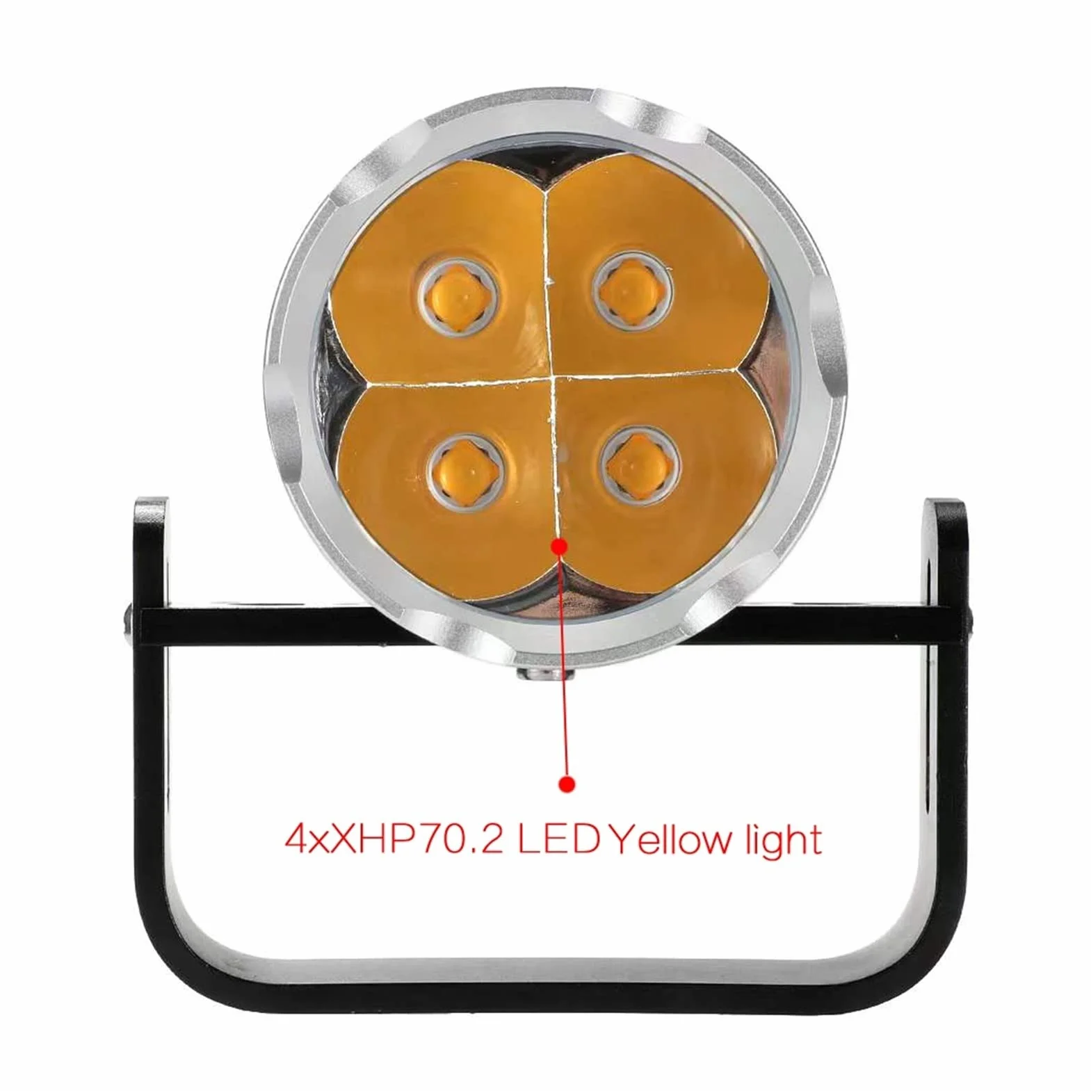 Profesjonalna latarka do nurkowania 8000 Lumenów 4 XXHP70.2 LED 200m Wodoodporna światło wideo