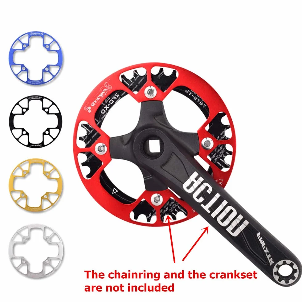 UPANBIKE 104 BCD osłona szyny rowerowej ze stopu aluminium do kół łańcuchowych 32~34T, 36~38T, 40~42T