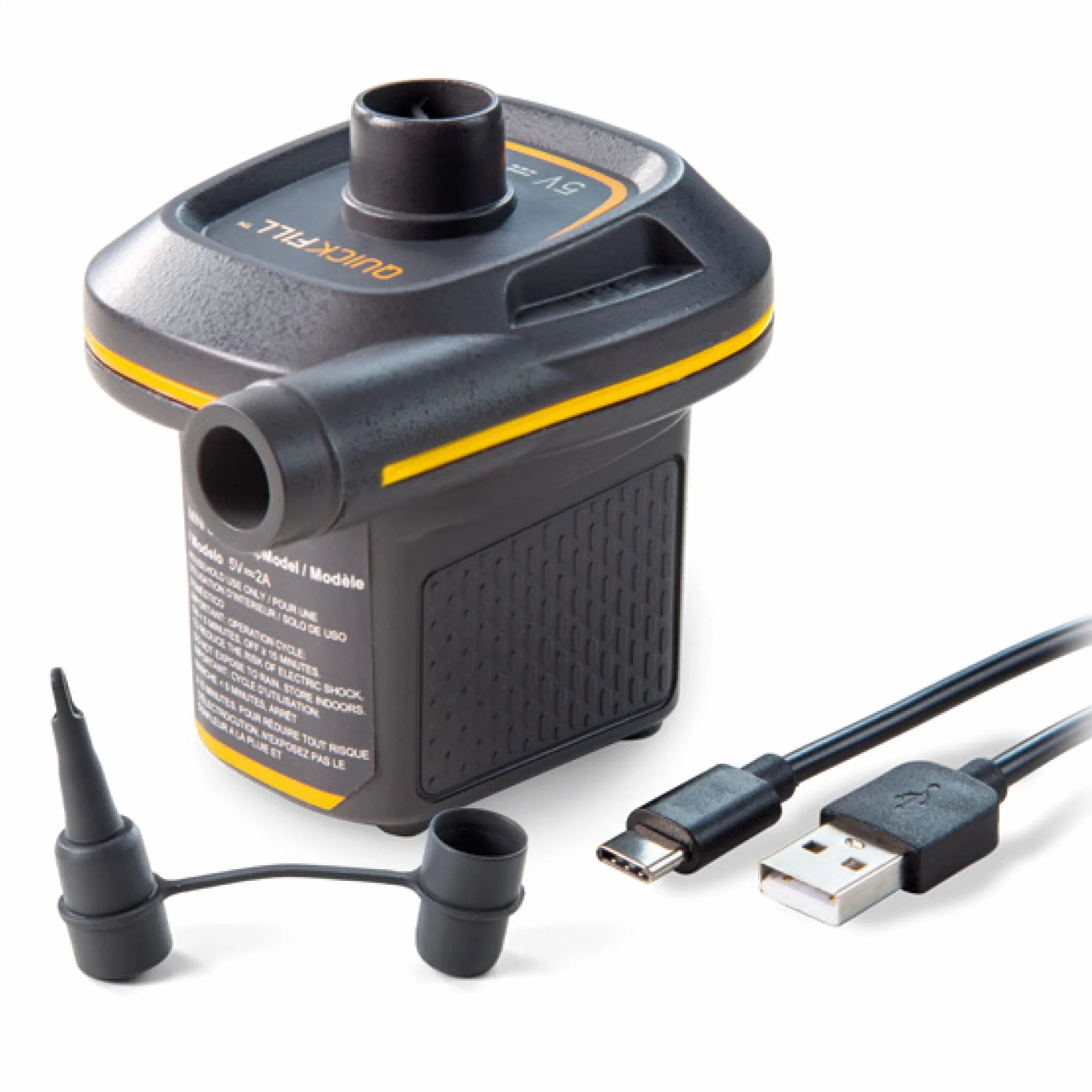 Intex Mini Quickfill 66635 pompa powietrza USB, przepływ powietrza: ≥ 150 l/min