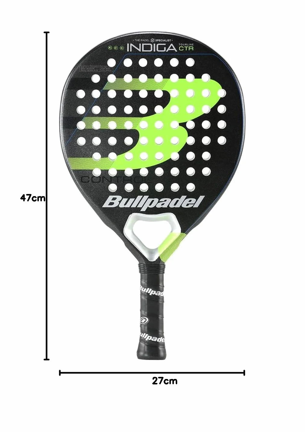 Bullpadel Łopata INDIGA CTR 23, Mężczyźni, Wielobarwny (Wielobarwny), Rozmiar Uniwersalny