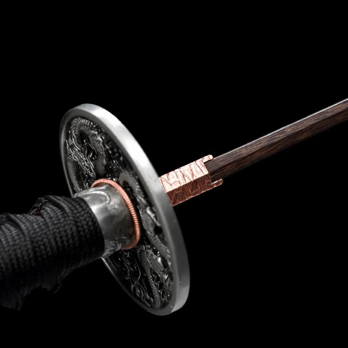 Miecze samurajskie z naturalnego palisandru, ręcznie robione Bokken, drewniany miecz samurajski na prezenty, dekoracje, rekwizyty do cosplay, festiwal, trening Kendo-102.5CM