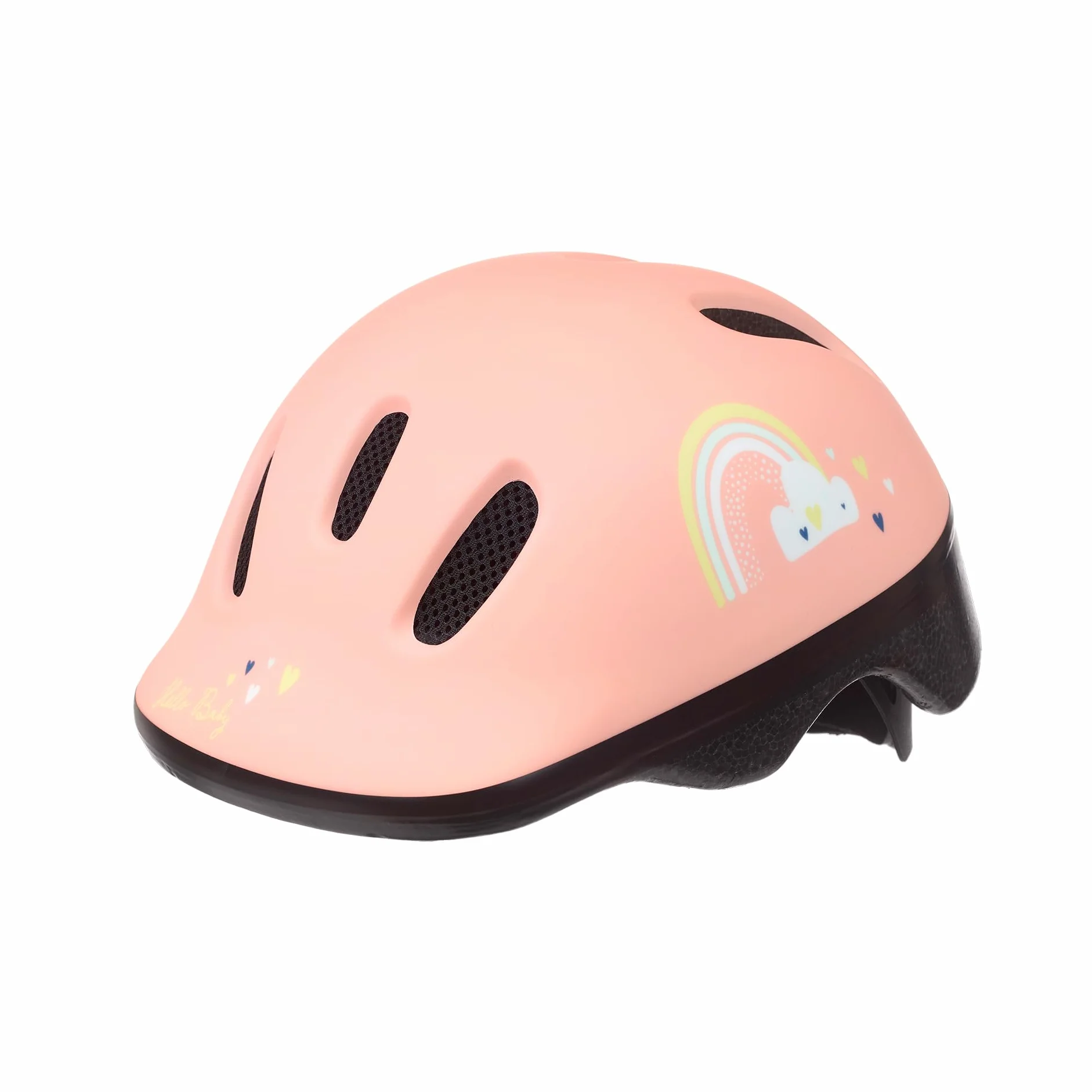 POLISPORT Kask rowerowy dla dzieci XXS Baby Fox Regulowany 44-48cm CE Pomarańczowy