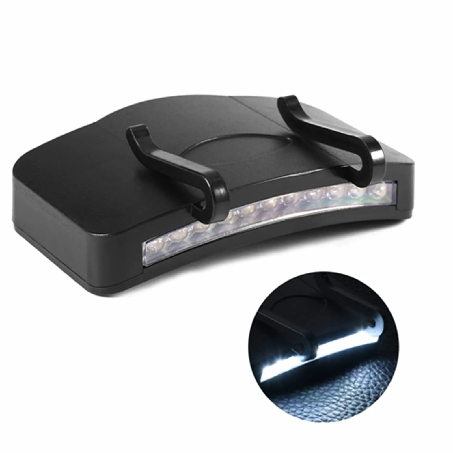 Czapka z Lampkami Clip On Hat LED Light Tworzywa Sztuczne 1 szt. Kolarstwo Piesze Wycieczki Camping