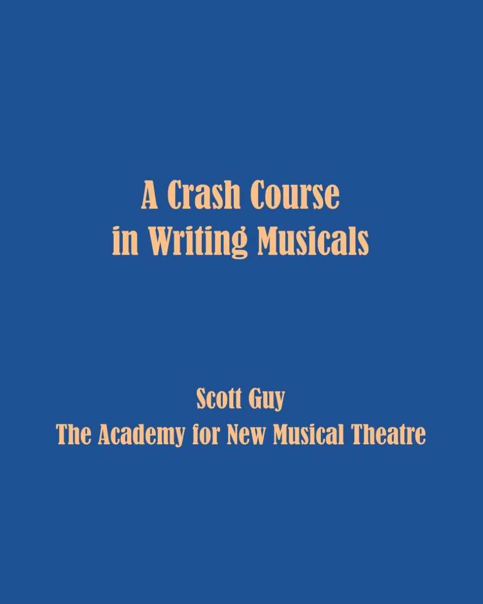 A Crash Course in Writing Musicals