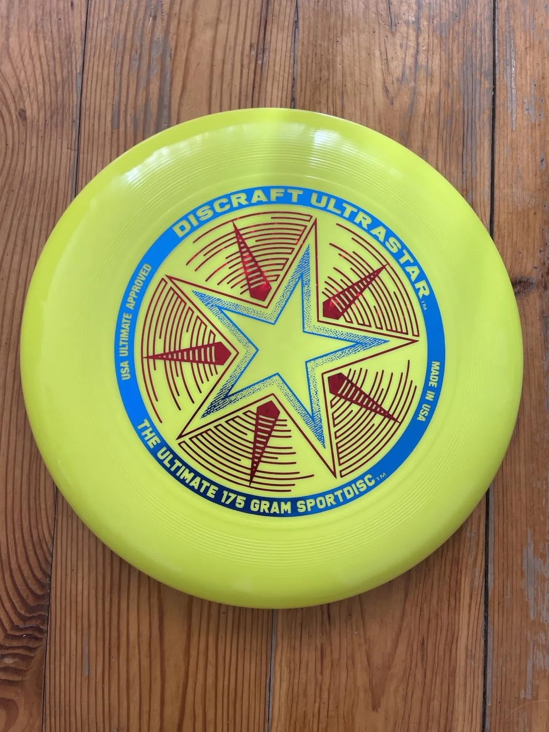 Discraft 802001-106 USSY 175 g "Discraft Ultrastar" Frisbee (żółty)