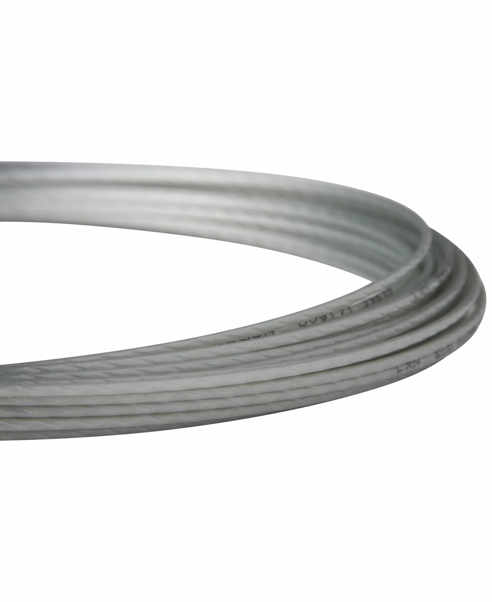 Luxilon Eco szorstka struna tenisowa, 12,2 m, szara, 1,25 mm