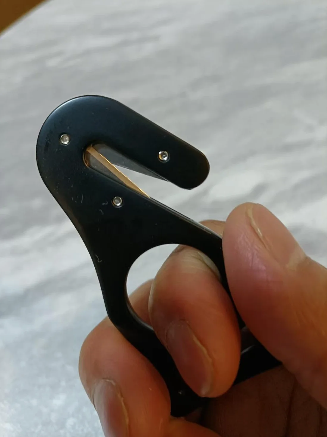Haihong Kitesurfing Harness Hook Safety Knife with Pocket SK14 Black/Red
