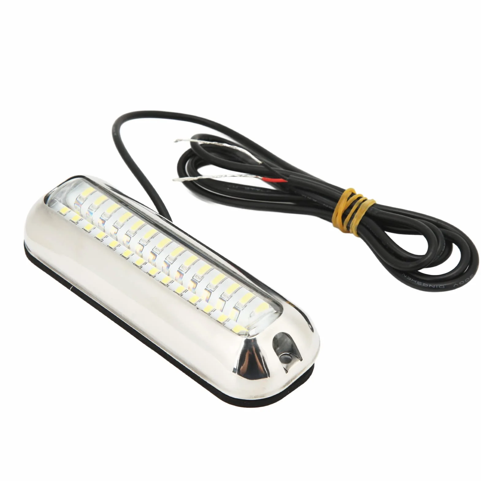 42 Diody LED Morskie Diody LED ze Stali Nierdzewnej z wodoodpornością IP68, do 1500 Lm, Szerokim Kątem 120 °, Podwodnym światłem łodzi od 10 do 30 V do Jachtu, łodzi (wihte light)