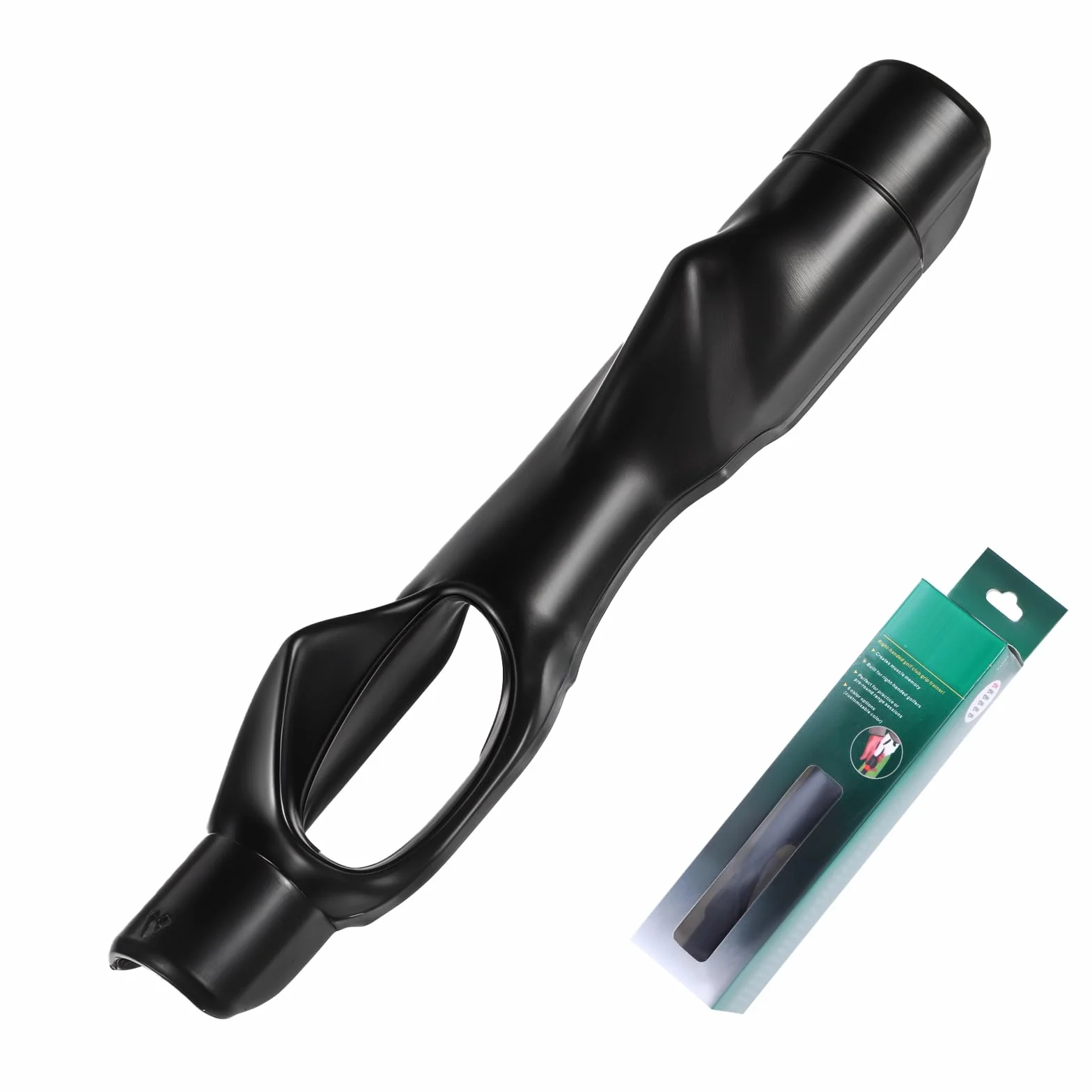 Trener chwytu golfowego, 15 cm pomoc treningowa do gry w golfa praworęczny trener huśtawki golfowej narzędzie do ćwiczeń golfa do ćwiczenia prawidłowej pozycji ręki dla początkujących