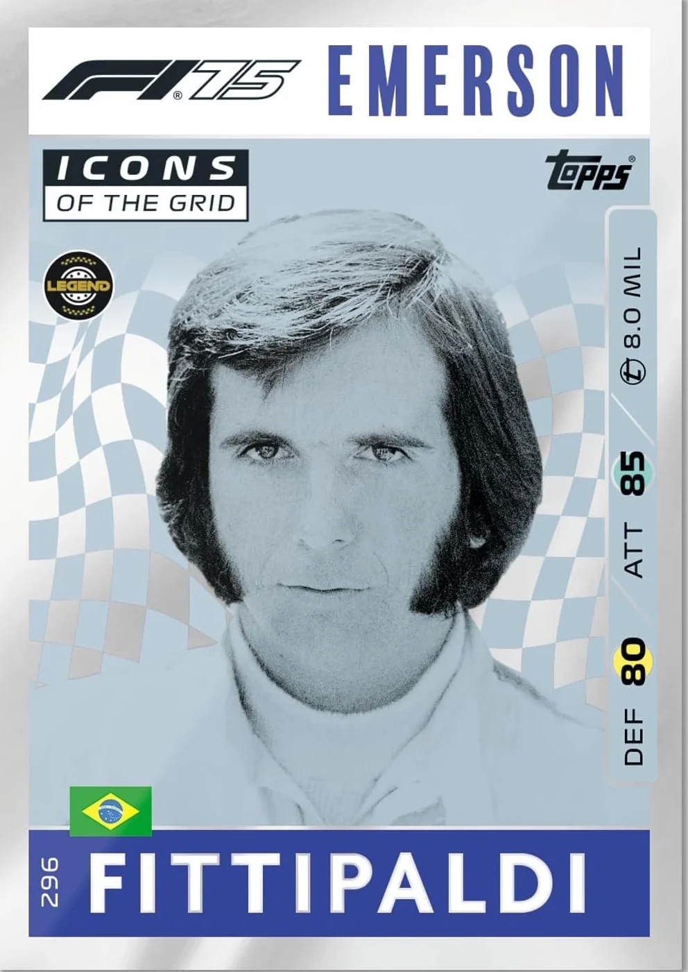Topps Turbo Attax Formula 1 2025 Mega Tin 66 kart LE Lightning Lids