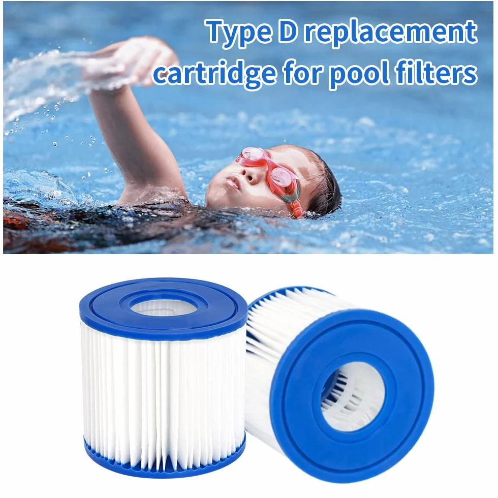 WuYan 2 szt. filtr do letnich ucieczek POOLPURE filtr typu D, letnie fale P57100102, do SFS-350 RP-350 RP-400 RP-600 RX-600