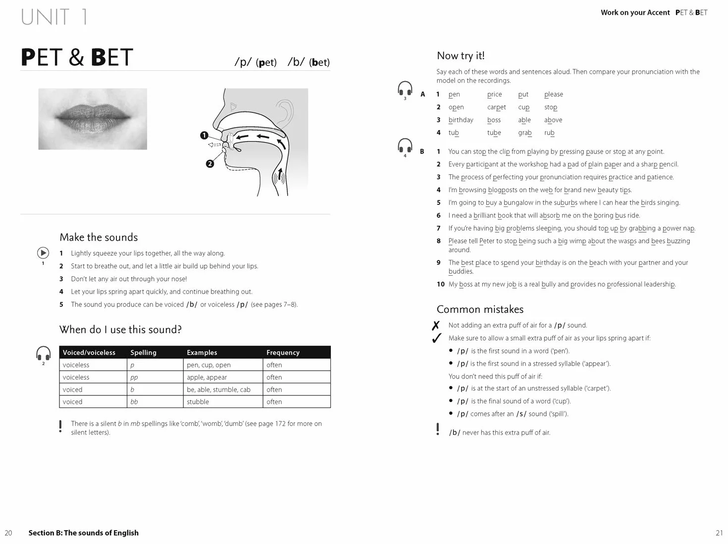 Accent: B1-C2