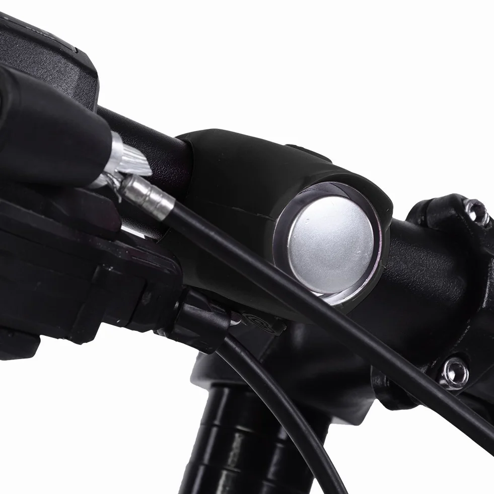 Klakson rowerowy elektryczny 120 dB silikonowy dzwonek do rowerów wyścigowych MTB e-bike