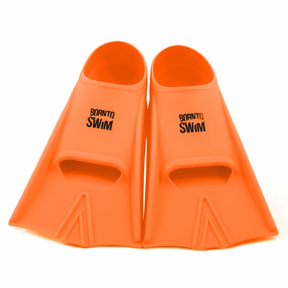 BornToSwim Krótkie płetwy treningowe z silikonu