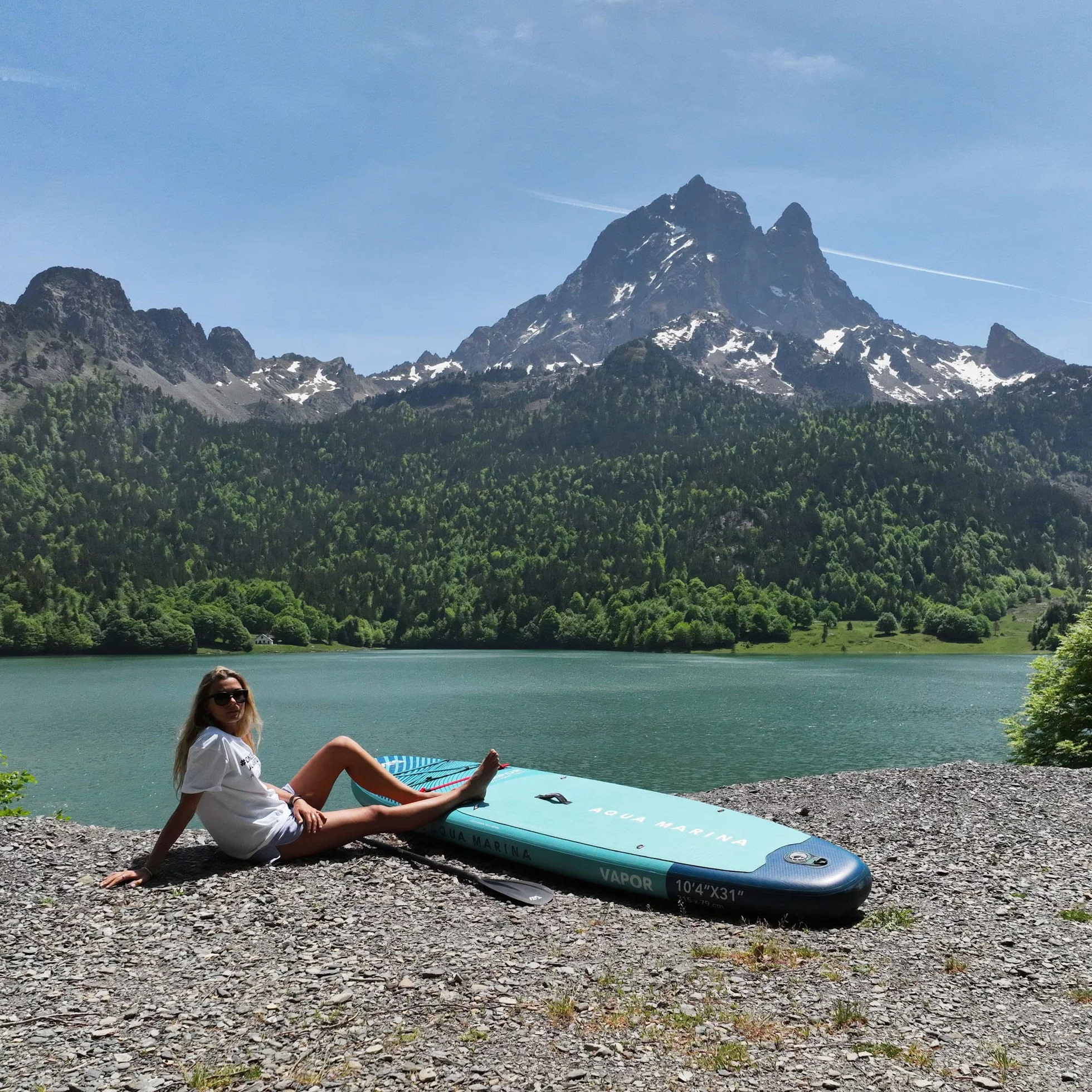 Aqua Marina Vapour Sup, niebieski/czarny, jeden rozmiar